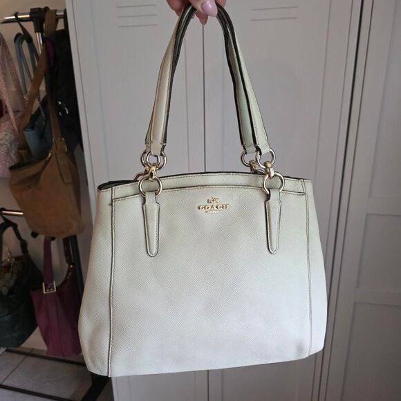 Coach minetta cream handbag - Picture 1 of 6